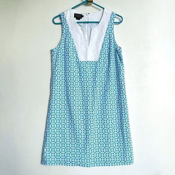 Pendleton Women's Vista Retro Floral Pattern Summer Sleeveless Shift Dress - SZ - Picture 4 of 11